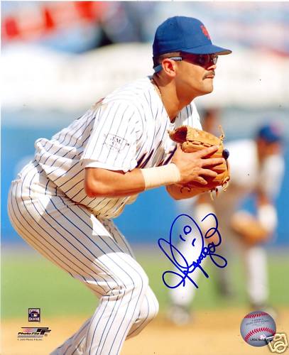 ALVARO ESPINOZA NEW YORK METS SIGNED 8X10 PHOTO W/COA