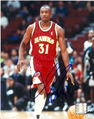 JASON TERRY ATLANTA HAWKS SIGNED 8X10 PHOTO W/COA