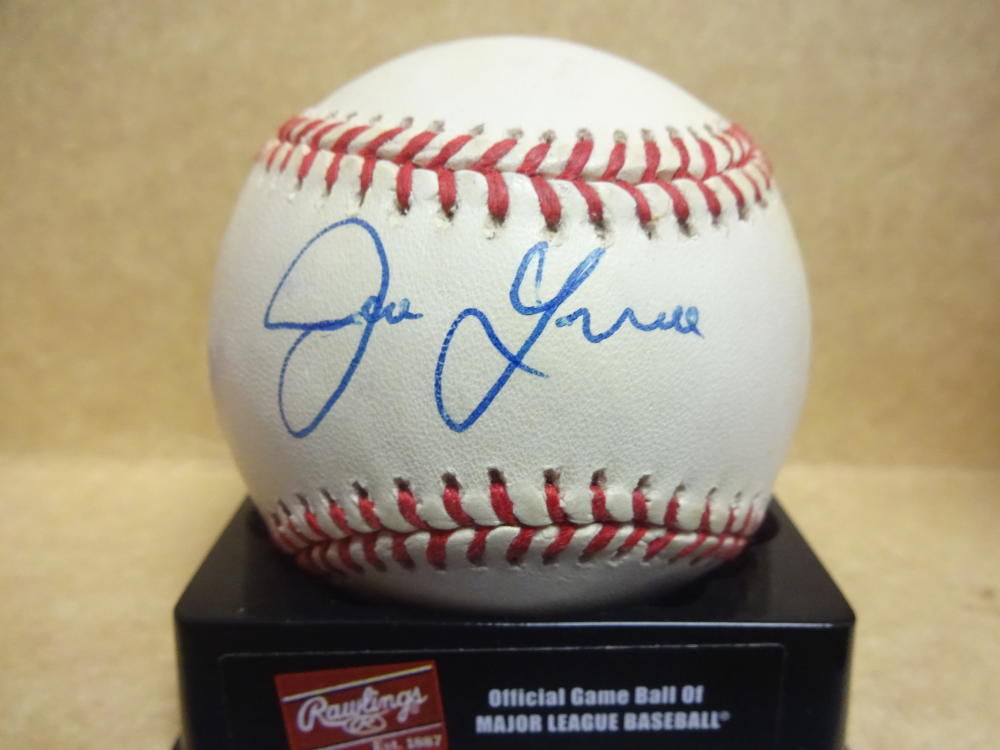 JOE LAWRENCE 2002 TORONTO BLUE JAYS SIGNED M.L. BASEBALL W/COA