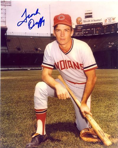 FRANK DUFFY CLEVELAND INDIANS SIGNED 8X10 PHOTO W/COA