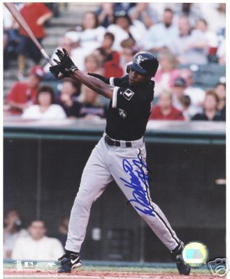 WILLIE HARRIS CHICAGO WHITE SOX SIGNED 8X10 PHOTO W/COA