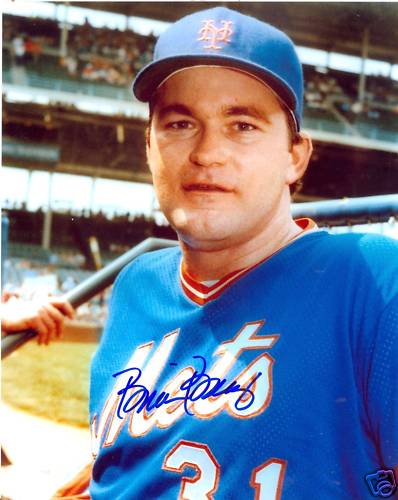BRUCE BERENYI NEW YORK METS SIGNED 8X10 PHOTO W/COA