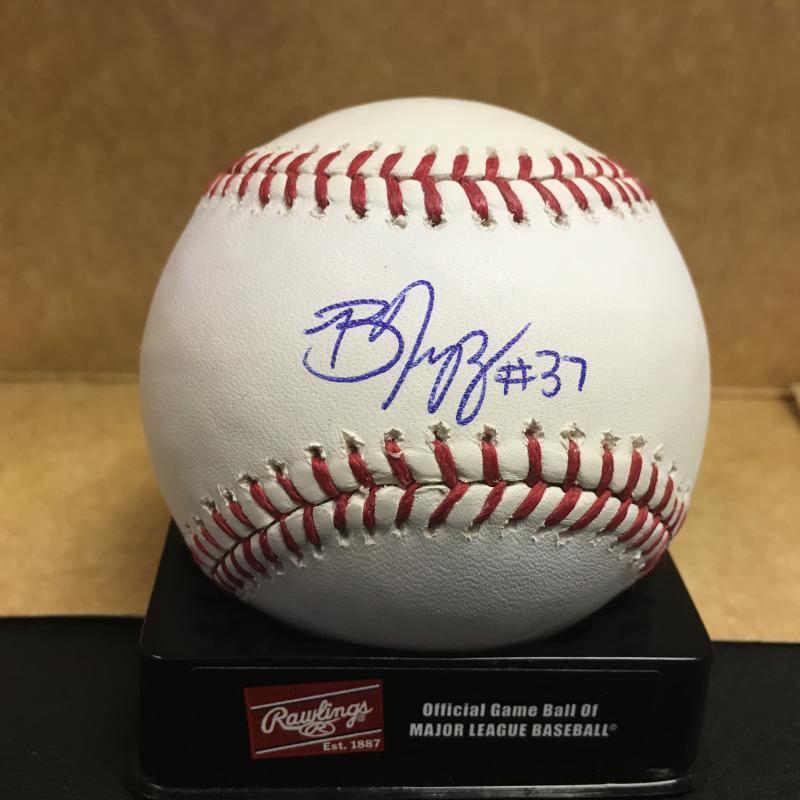 BRYTON TRAPAGNIER PIRATES/BRAVES M.L. SIGNED BASEBALL W/COA