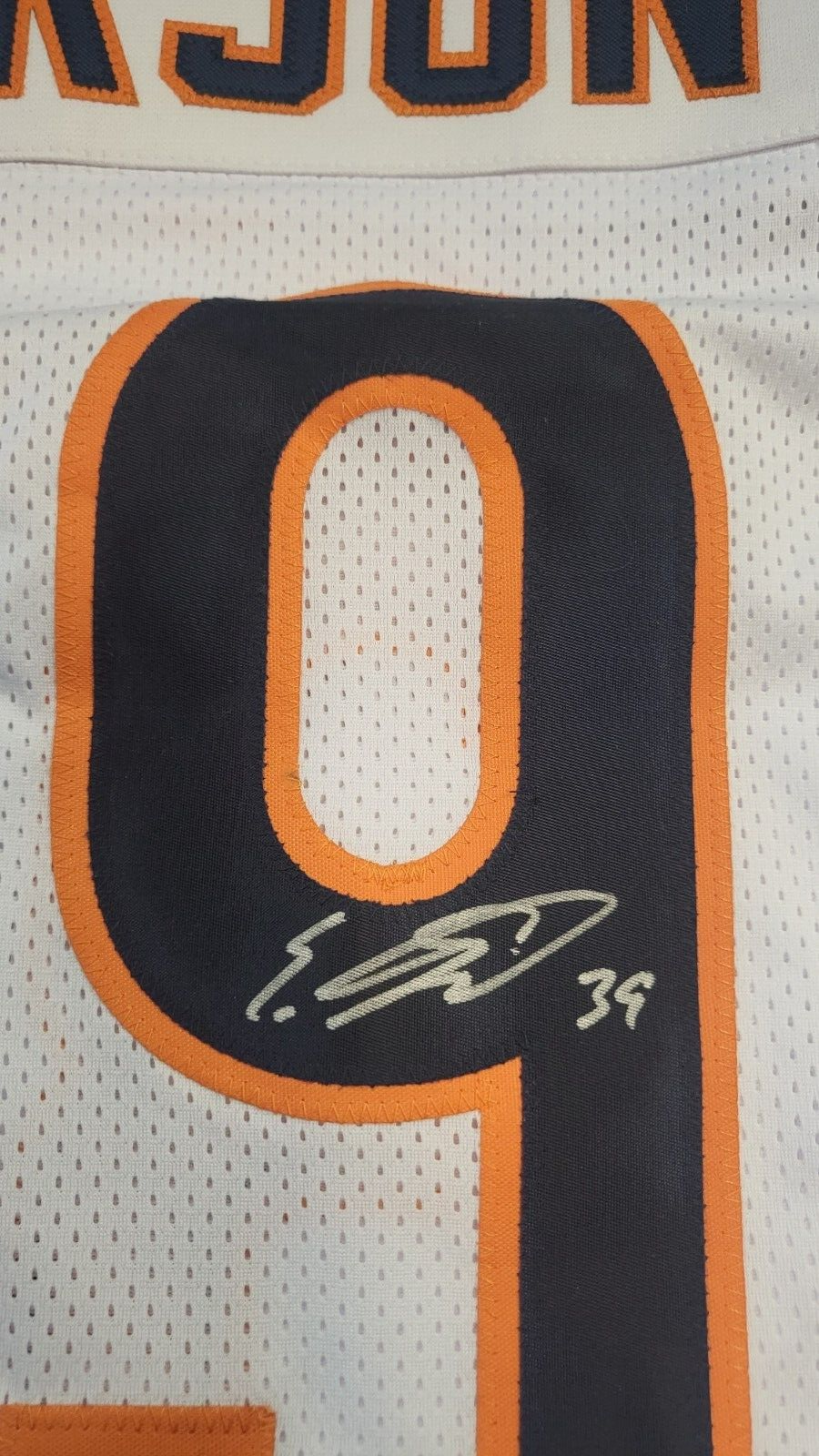 EDDIE JACKSON BEARS SIGNED AUTOGRAPHED CUSTOM JERSEY JSA COA #CC39900