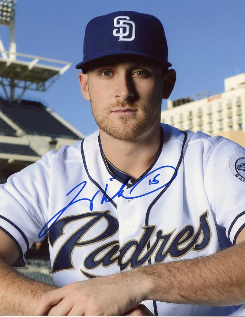 WILL MIDDLEBROOKS POSED SAN DEIGO PADRES SIGNED 8X10 PHOTO W/COA