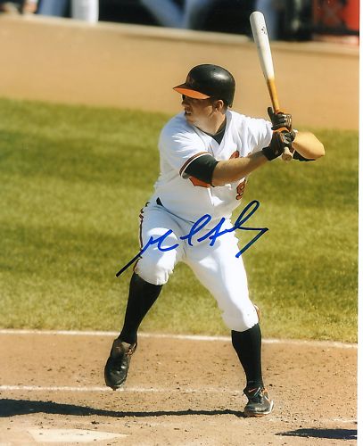 MICHAEL  AUBREY   BALTIMORE  ORIOLES  SIGNED 8X10