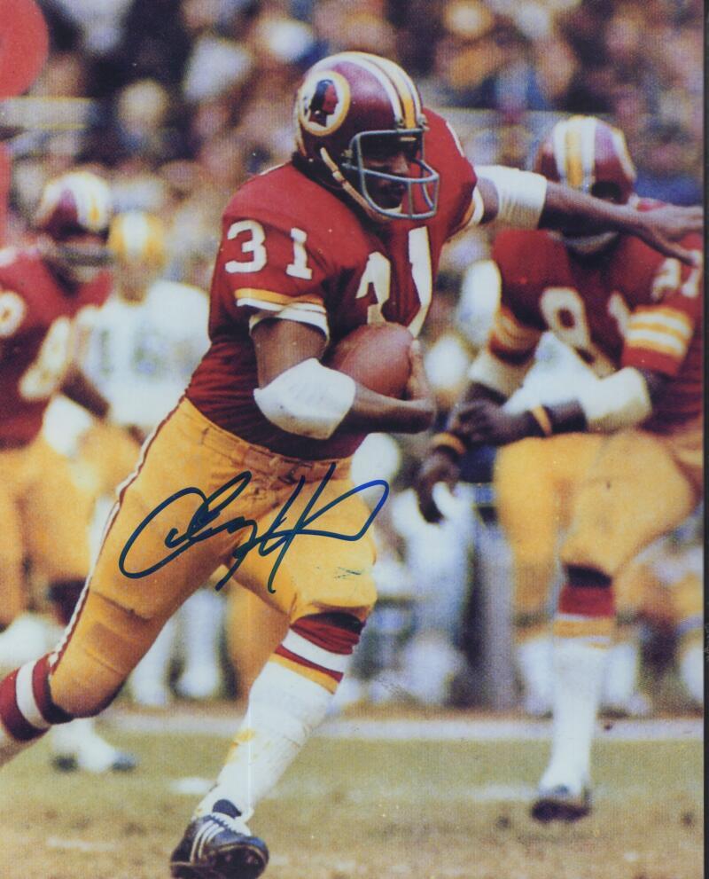 CHARLIE HARRAWAY REDSKINS SIGNED AUTOGRAPHED 8X10 PHOTO W/ COA