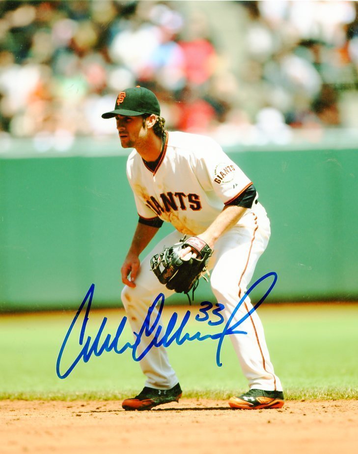 CHARLIE  CULBERSON  SAN FRANCISCO  GIANTS  INFIIELD    SIGNED  AUTOGRAPHED 8X10