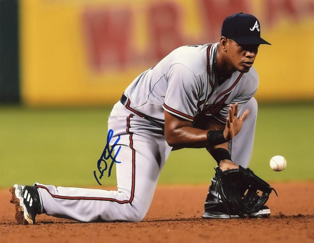 HECTOR OLIVERA ATLANTA BRAVES SIGNED AUTOGRAPHED 8X10 PHOTO W/COA 
