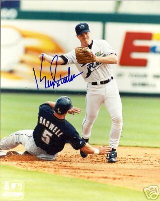 KEVIN STOCKER TAMPA BAY DEVIL RAYS SIGNED 8X10 PHOTO