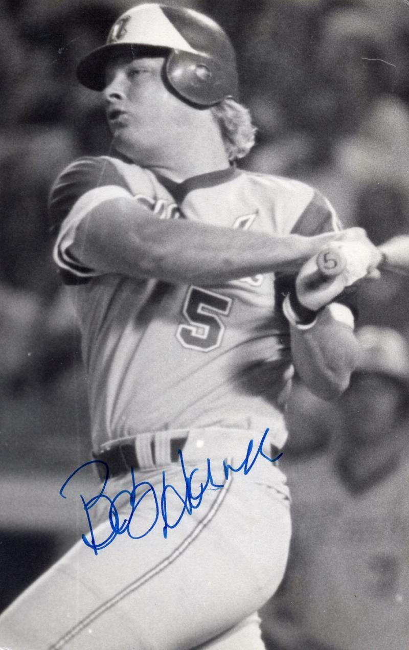 BOB HORNER   ATLANTA BRAVES SIGNED 3X5 POSTACARD W/ COA