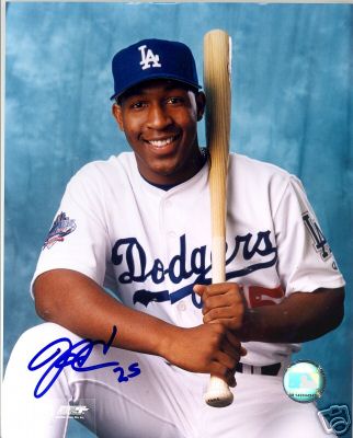 JOE THURSTON LOS ANGELES DODGERS SIGNED 8X10 PHOTO COA