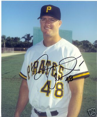 RICH  AUDE    PITTSBURGH   PIRATES   SIGNED 8X10