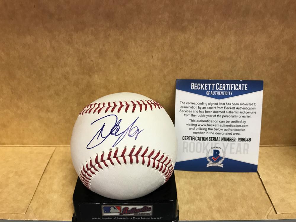 DREW NAYLOR SAN DIEGO PADRES ROOKIE YEAR SIGNED M.L. BASEBALL  BECKETT AUTH. R08