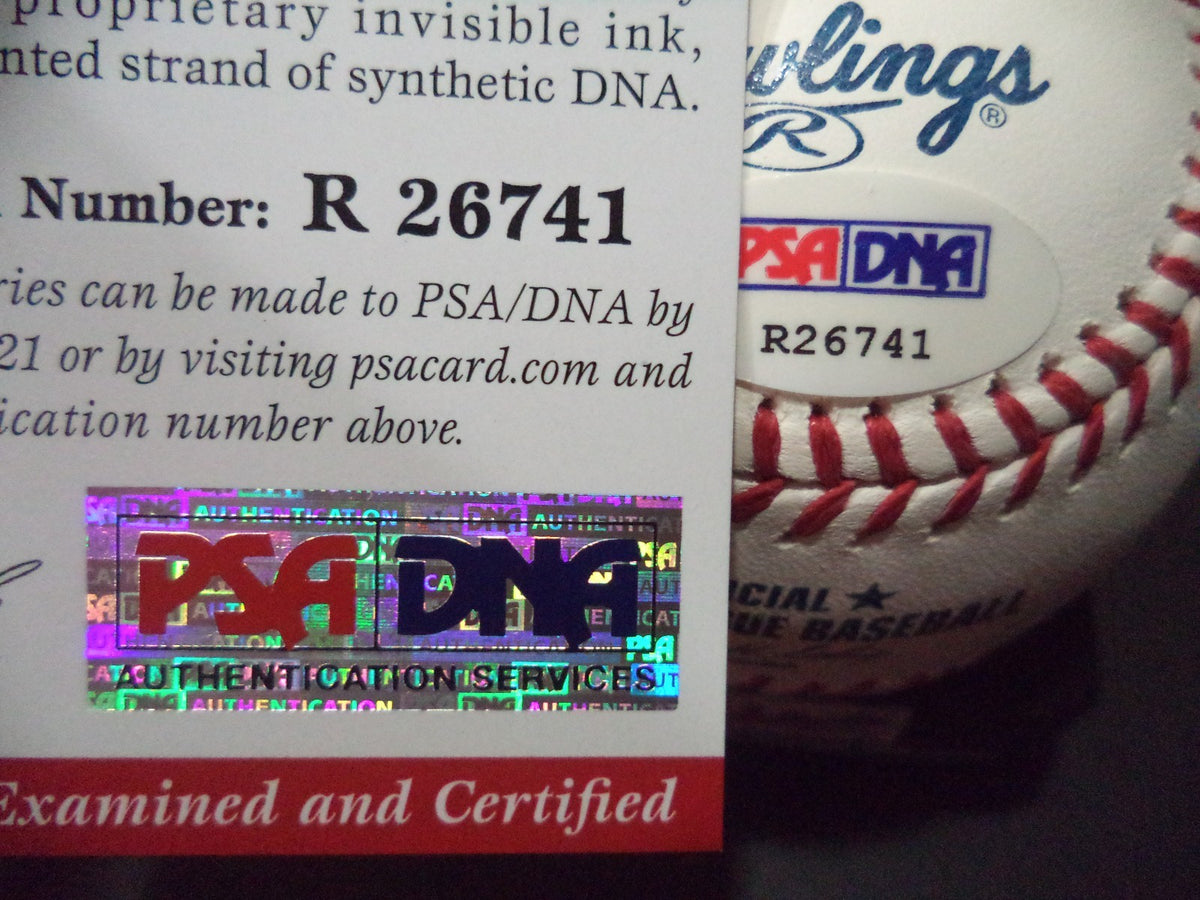 ARCHIE BRADLEY DIAMONDBACKS SIGNED M.L BASEBALL PSA/DNA COA ROOKIE GRAPH #R26741