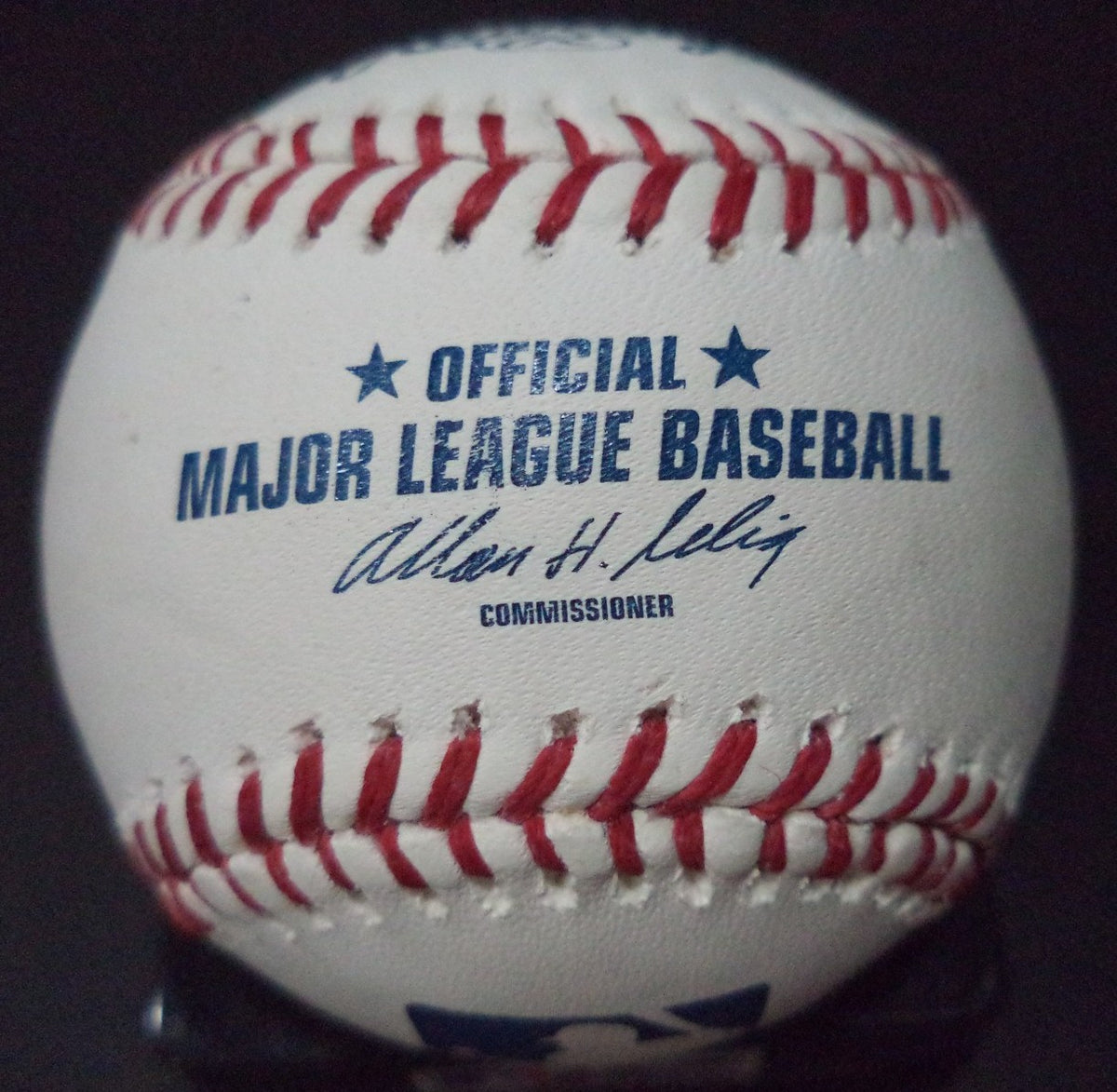 MOOSE HAAS 82 AL CHAMPS BREWERS SIGNED AUTOGRAPHED ROMLB BASEBALL W/COA
