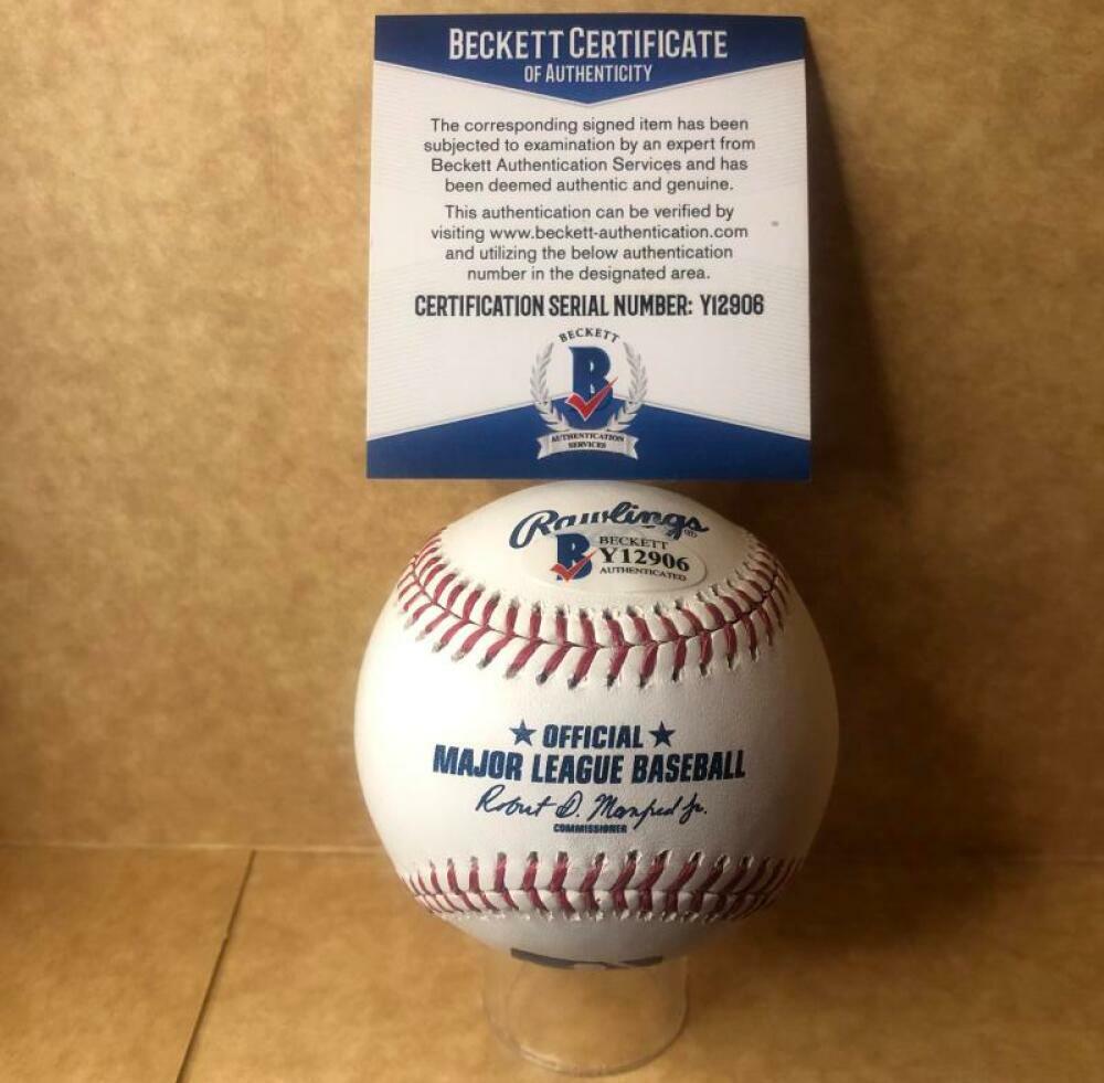 SCOTT KINGERY PHILADELPHIA PHILLIES SIGNED AUTOGRAPHED M.L. BASEBALL BECKETT Y12
