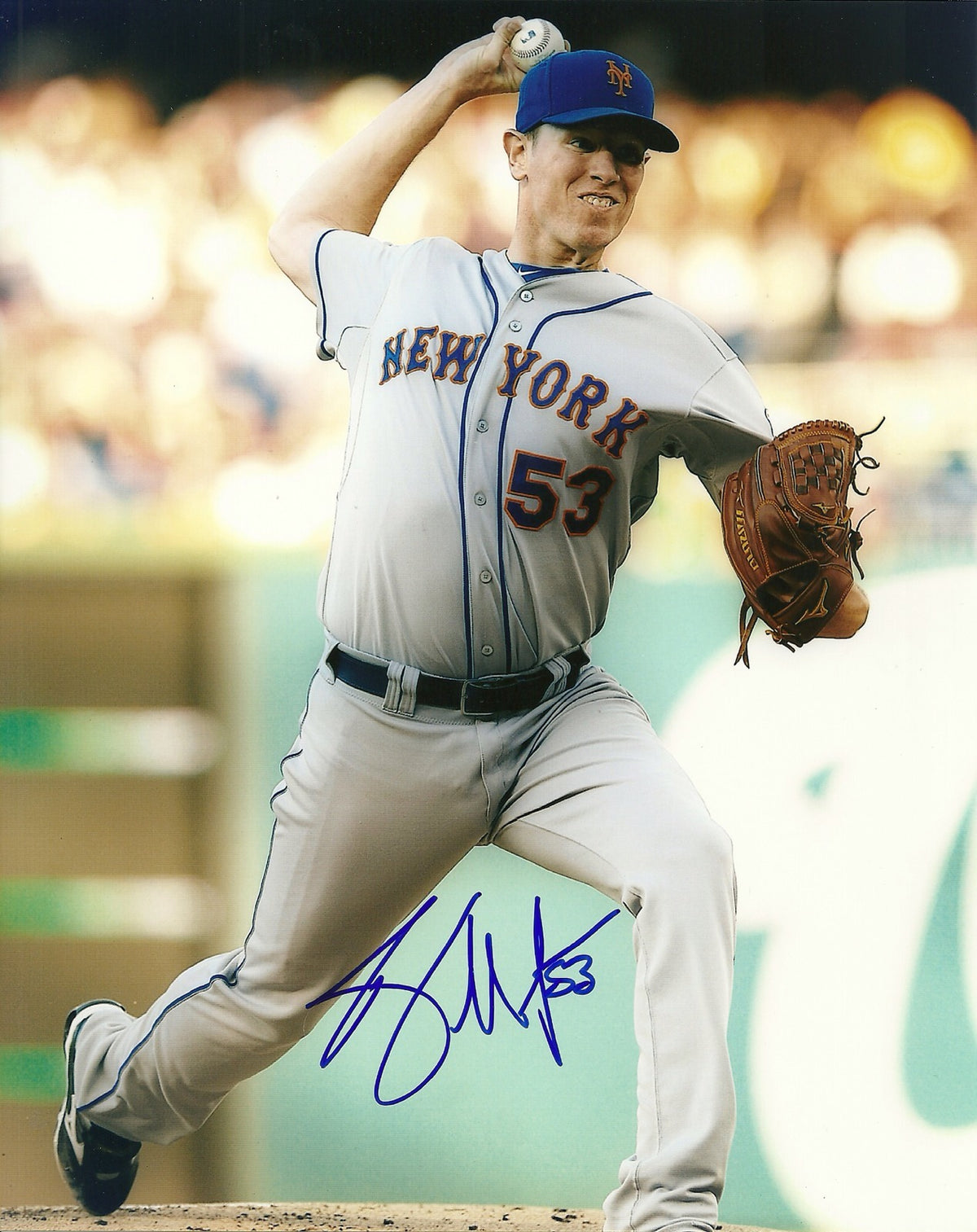 JEREMY HEFNER NEW YORK METS SIGNED AUTOGRAPHED 8x10 PHOTO W/COA #53