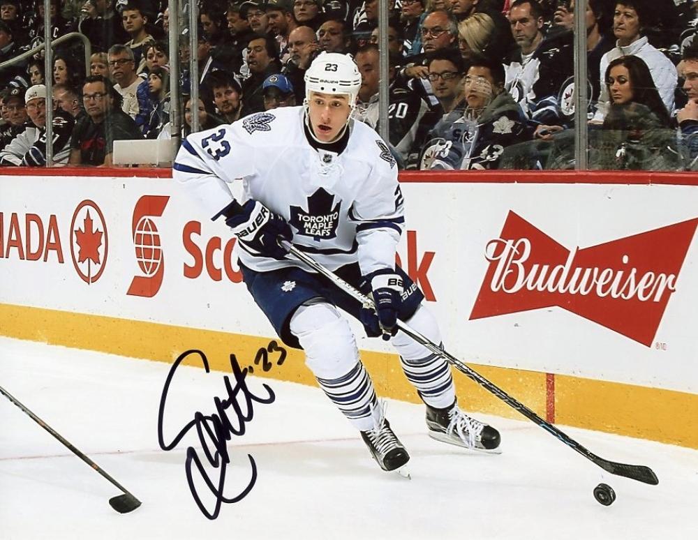 SHAWN MATTIAS TORONTO MAPLE LEAFS SIGNED AUTOGRAPHED 8X10 W/COA