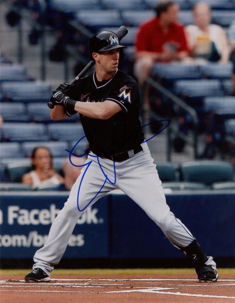 ED LUCAS MIAMI MARLINS SIGNED AUTOGRAPHED 8X10 PHOTO W/COA 