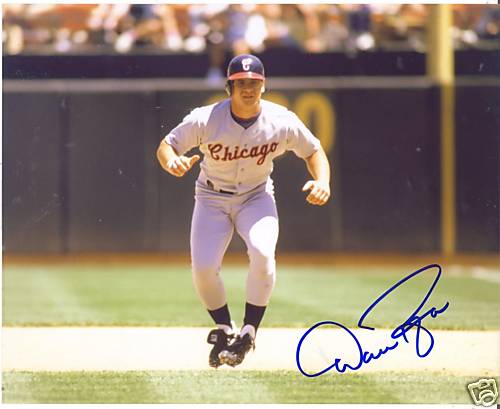 DAN PASQUA CHICAGO WHITE SOX SIGNED 8X10 PHOTO W/COA