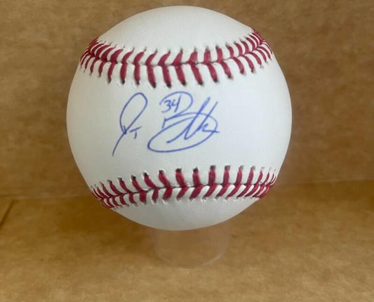 JT BRUBAKER YANKEES SIGNED AUTOGRAPHED M.L. BASEBALL BECKETT AUTHENTICATED