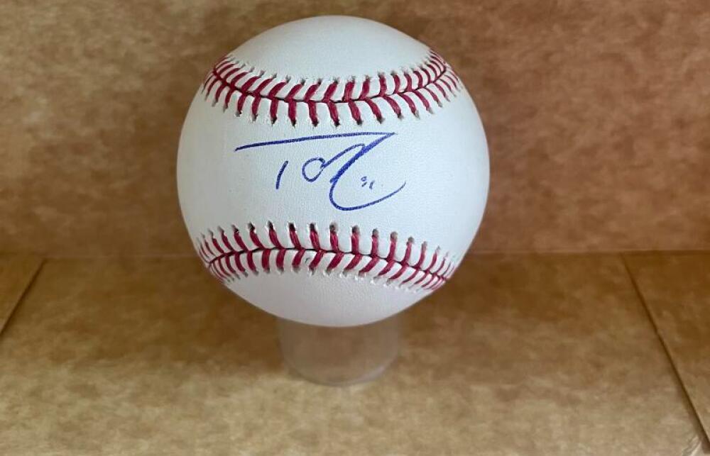 TYLER O'NEILL ORIOLES/RED SOX SIGNED AUTOGRAPHED M.L. BASEBALL BECKETT AUTH