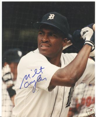 MILT CUYLER DETROIT TIGERS SIGNED 8X10 PHOTO W/COA