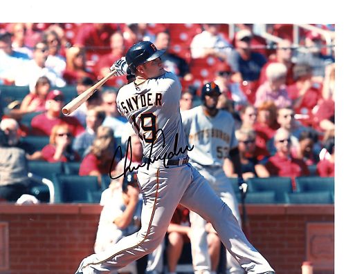 CHRIS SNYDER      PITTSBURGH  PIRATES SIGNED  8X10