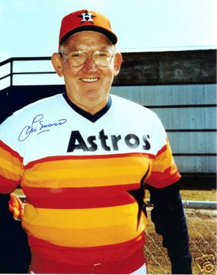 LES  MOSS  HOUSTON  ASTROS   SIGNED 8X10  W/COA