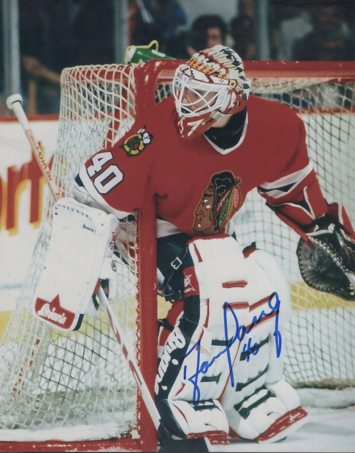 DARREN PANG CHICAGO BLACK HAWKS TNT SIGNED AUTOGRAPHED 8X10 PHOTO W/ COA