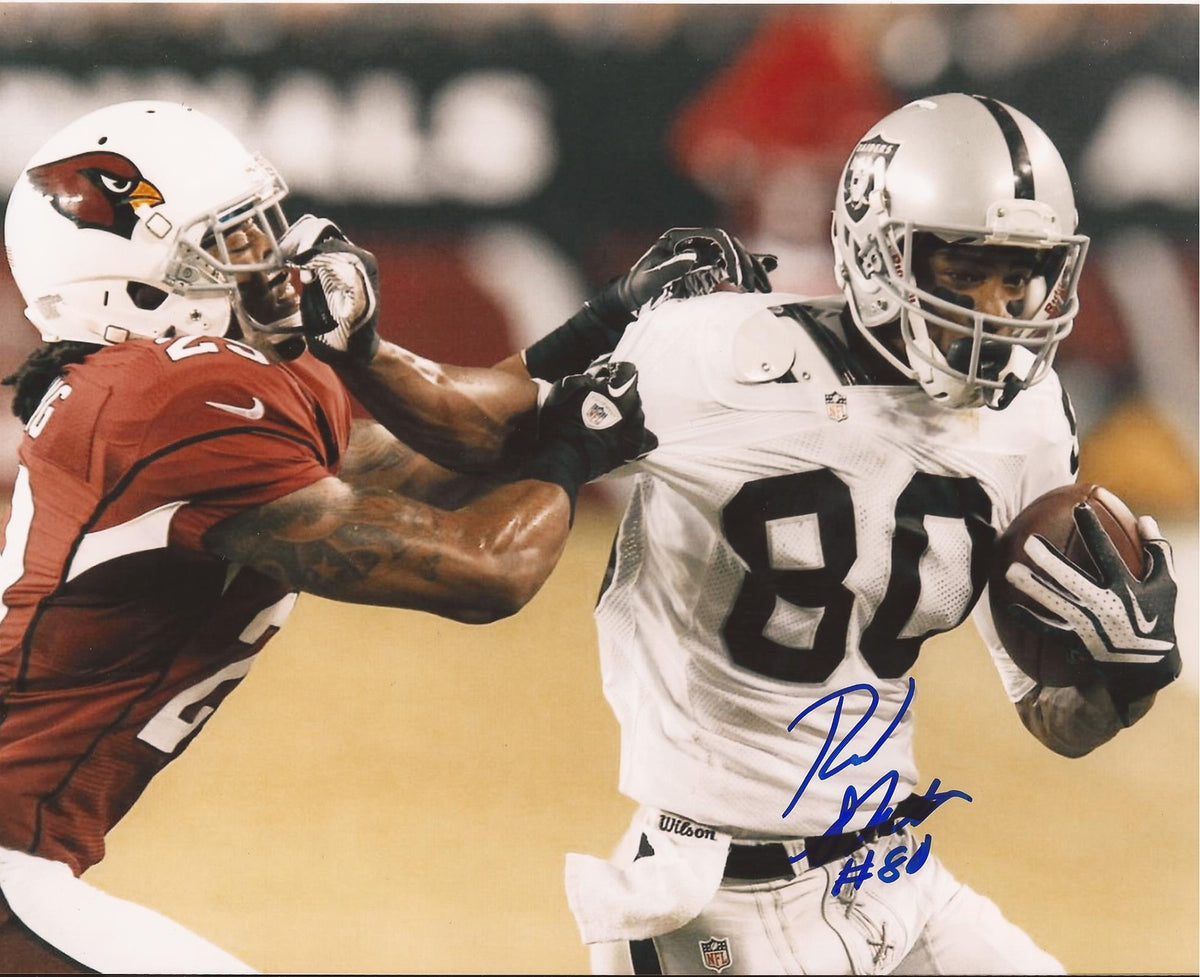 ROD STREATER OAKLAND RAIDERS SIGNED AUTOGRAPHED HORIZONTAL 8X10 PHOTO W/COA
