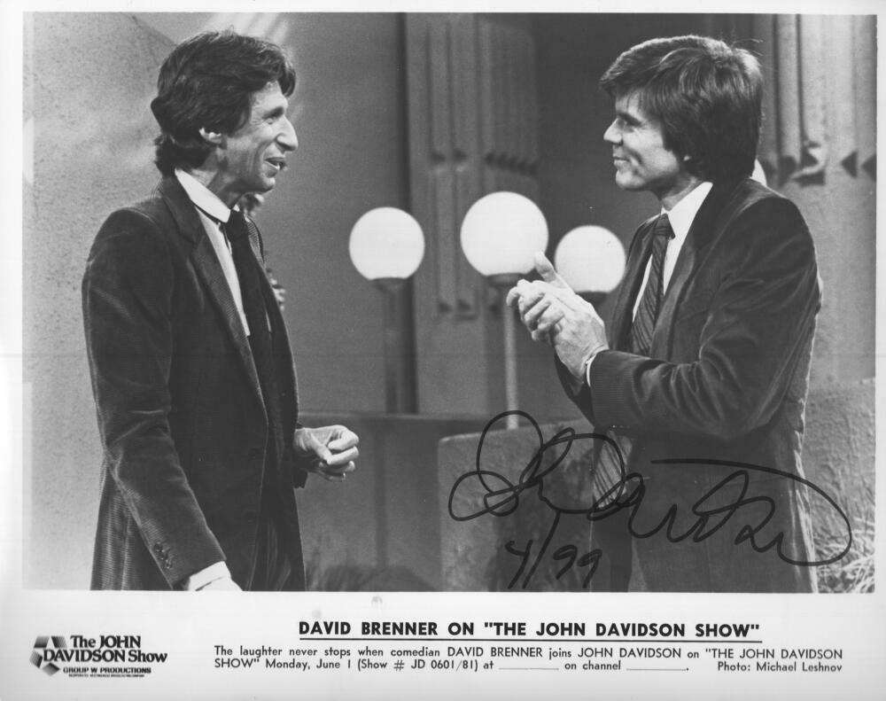 JOHN DAVIDSON ACTOR ENTERTAINER SIGNED AUTOGRAPHED 8X10 PHOTO W/ COA
