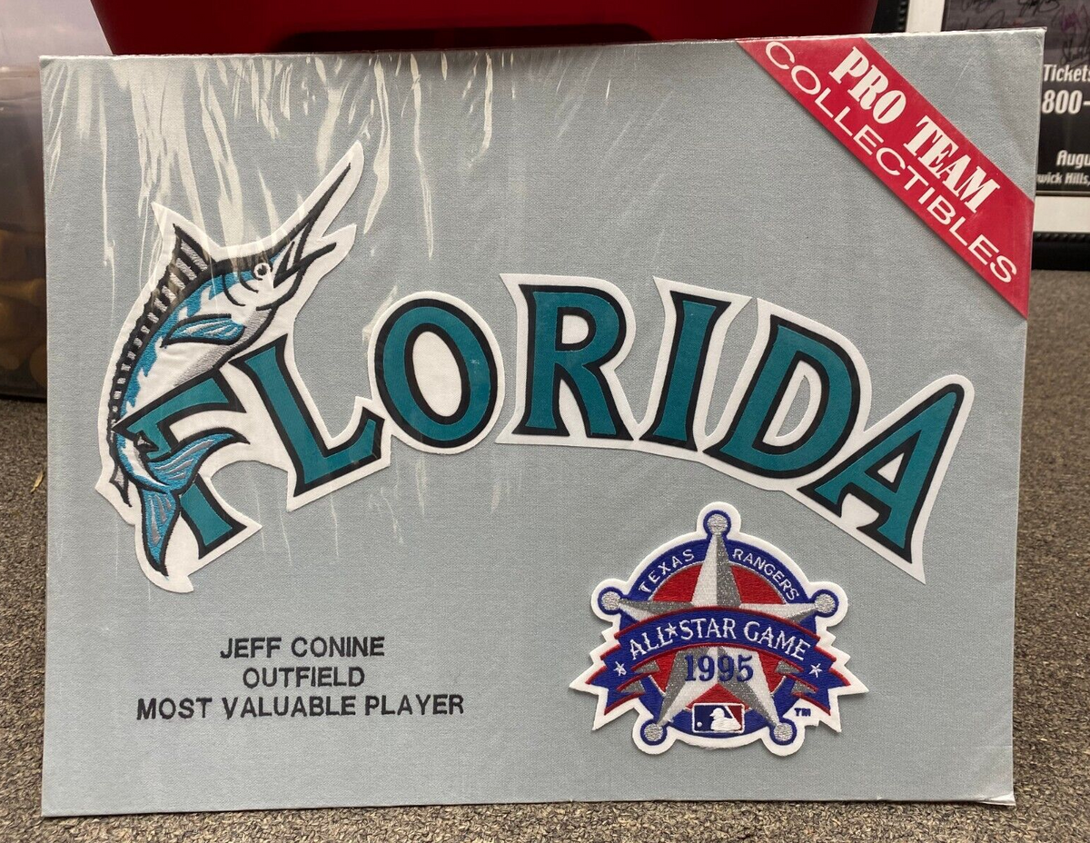 PRO TEAM COLLECTIBLES MLB JEFF CONINE MARLINS ALLSTAR GAME PATCH UNIFORM LOGO