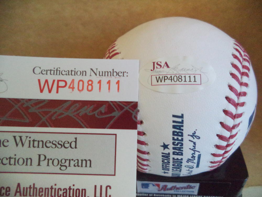 ROBERT GSELLMAN NEW YORK METS SIGNED AUTOGRAPHED ML BASEBALL JSA WP408111