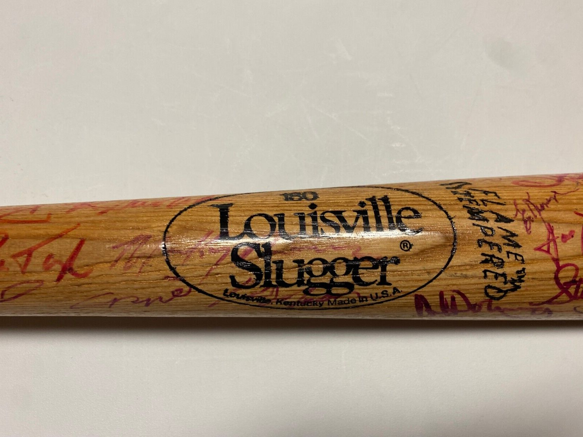 MLB GREATS MULTI SIGNED AUTOGRAPH LV SLUGGER MEMORIAL CLASSICS SPLIT BAT COA *
