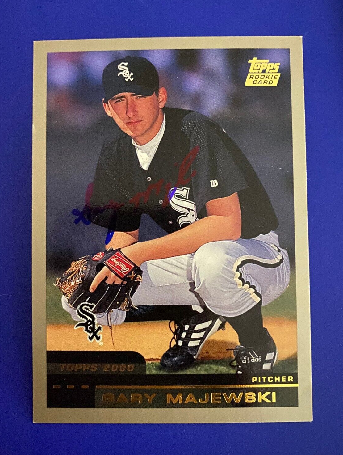2000 TOPPS TRADED GARY MAJEWSKI CHICAGO WHITE SOX RC SIGNED AUTO CARD #T66