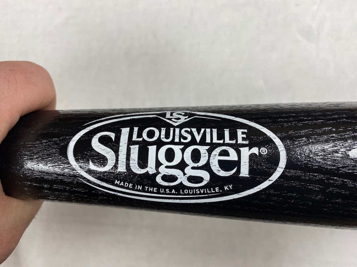 PAUL O'NEIL NEW YORK YANKEES SIGNED AUTOGRAPH BLACK LV SLUGGER PRO BAT JSA *
