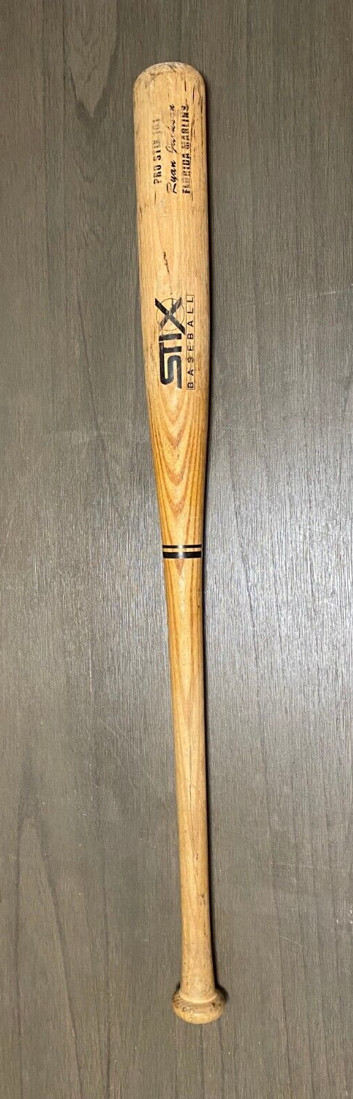 RYAN JACKSON FLORIDA MARLINS GAME USED STIX BASEBALL BAT RARE L@@K