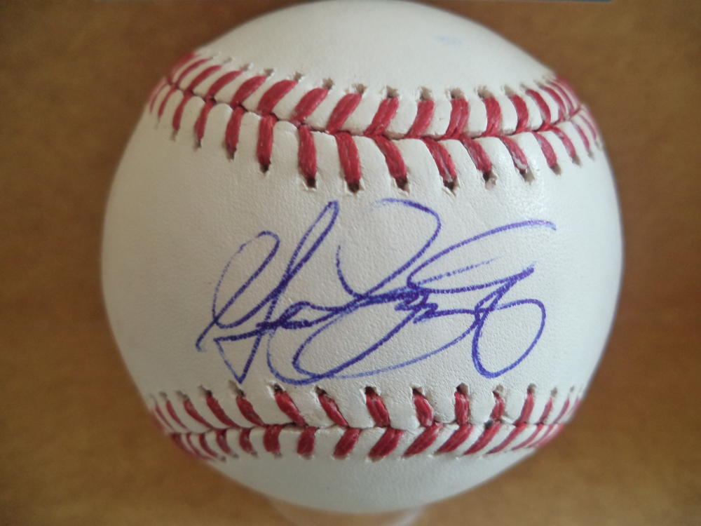 GIO GONZALEZ WASHINGTON NATIONALS SIGNED AUTO M.L. BASEBALL BECKETT E33264