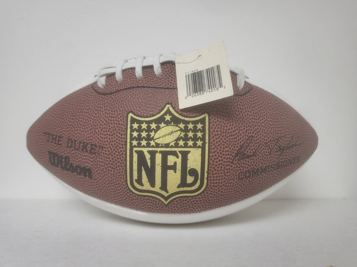DESMOND HOWARD MICHIGAN SIGNED AUTOGRAPHED WHITE PANEL FOOTBALL W/COA