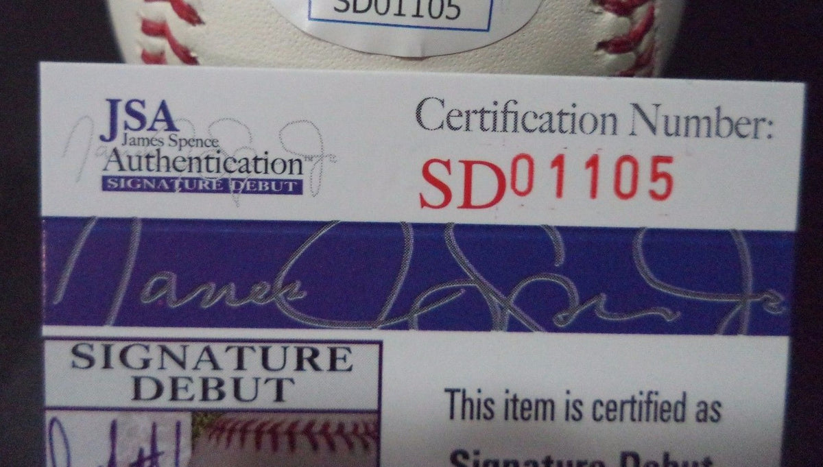 DELINO DESHIELDS JR. SIGNED 2013 FUTURES GAME ROMLB BASEBALL JSA COA #SD01105