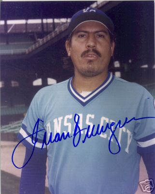 JUAN BERENGUER KANSAS CITY ROYALS SIGNED 8X10 PHOTO COA