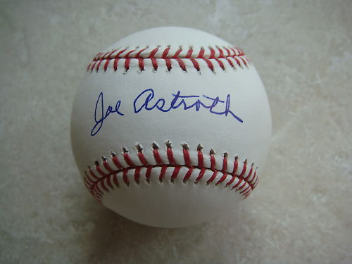 JOE ASTROTH PHILADELPHIA A'S SIGNED OFFICIAL ML BALL
