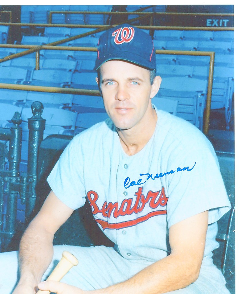 CAL  NEEMAN  WASHINGTON  SENATORS    8X10  PHOTO