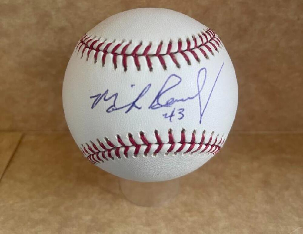 MIKE REMLINGER BRAVES/GIANTS SIGNED AUTO M.L. BASEBALL BECKETT AUTHENTICATED