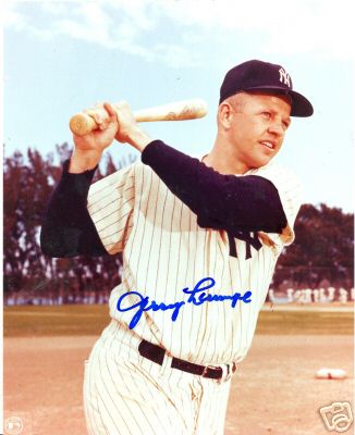 JERRY LUMPE NEW YORK YANKEES SIGNED 8X10 PHOTO W/COA