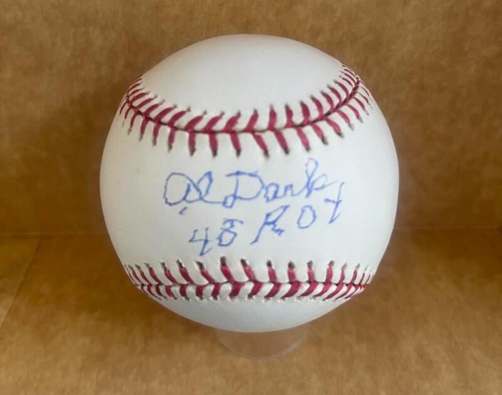 ALVIN DARK BOSTON BRAVES 48 ROY SIGNED AUTOGRAPHED M.L. BASEBALL BAS AUTHENTICAT
