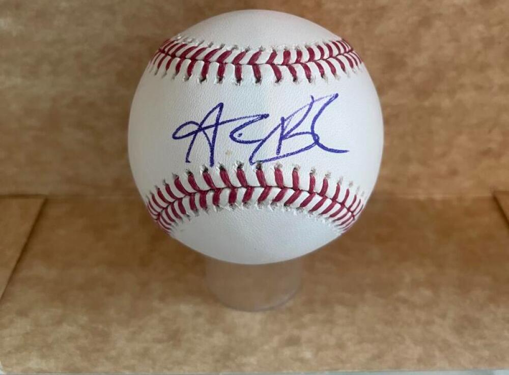 ALEX BOHM PHILLIES SIGNED AUTOGRAPHED M.L. BASEBALL BECKETT AUTH