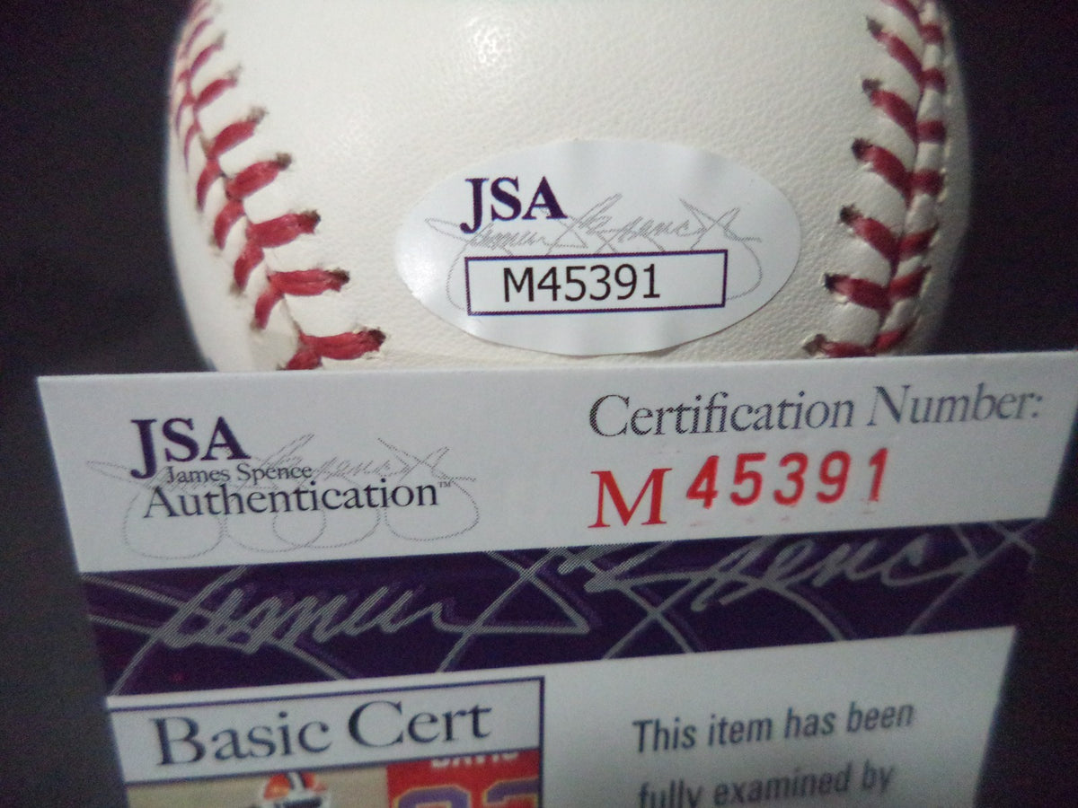ORLANDO CEPEDA HOF 99 CARDINALS SIGNED AUTOGRAPH ROMLB BASEBALL JSA COA #M45391